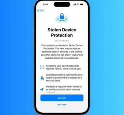 湘乡苹果授权维修店分享被盗设备保护功能开启方法 