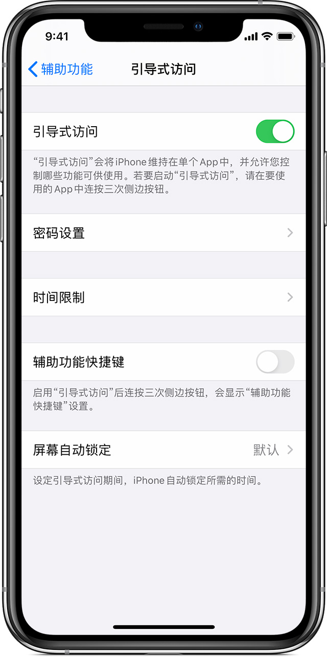 湘乡苹果手机维修分享如何在 iPhone 上退出引导式访问 